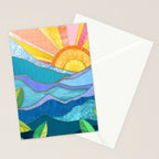 Sunset Through The Leaves Stationery Card Gallery Image 2