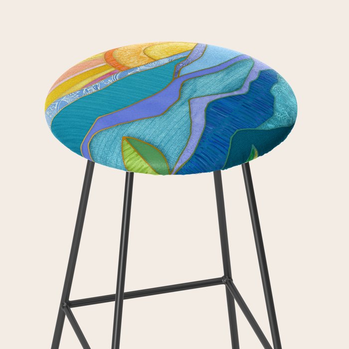 Sunset Through The Leaves Stool Gallery Image 2