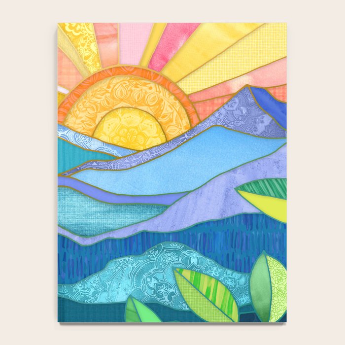 Sunset Through The Leaves Notebook Gallery Image 4
