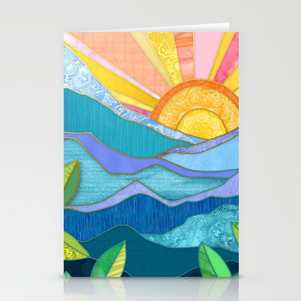 Sunset Through The Leaves Stationery Card Gallery Image 1
