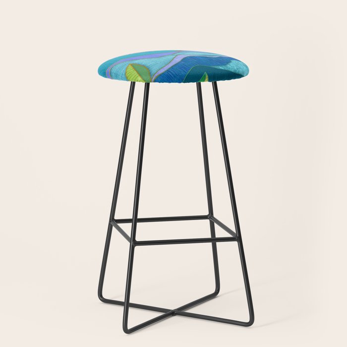 Sunset Through The Leaves Stool Gallery Image 1