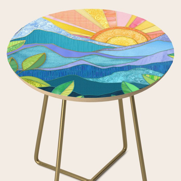 Sunset Through The Leaves Side Table Gallery Image 2