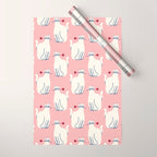 Casanova cat - the whimsical Catsanova Wrapping Paper Gallery Image 1