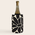 Big Daisy - Groovy Flower - Black & White Wine Chiller Gallery Image 3