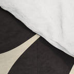 Big Daisy - Groovy Flower - Black & White Comforter Gallery Image 4