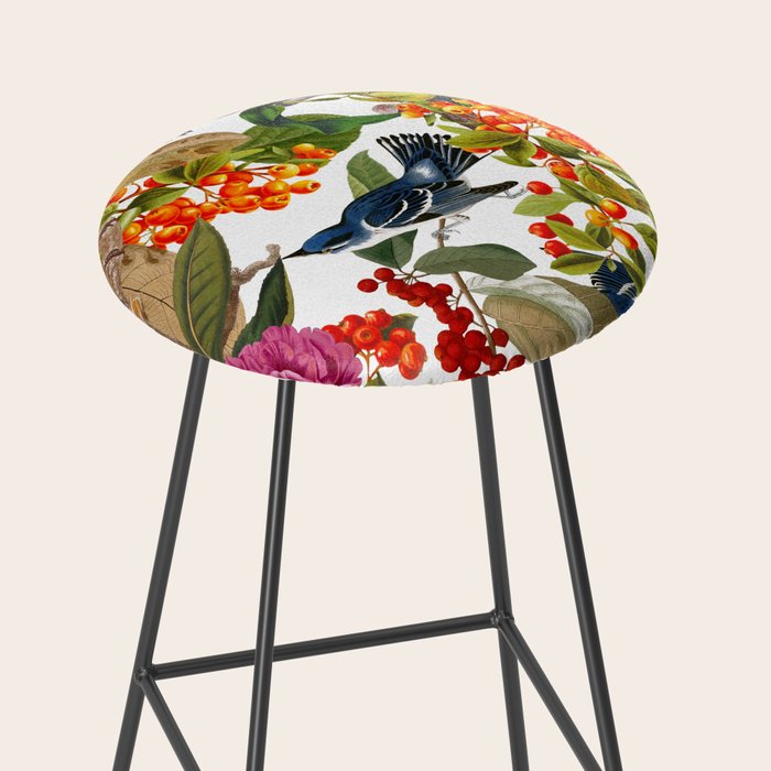 Floral and Birds XLVI Stool Gallery Image 2