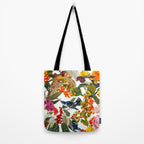 Floral and Birds XLVI Tote Bag Gallery Image 2