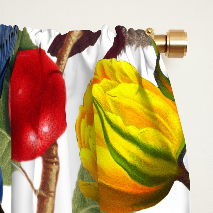 Floral and Birds XLVI Window Curtain Gallery Image 2