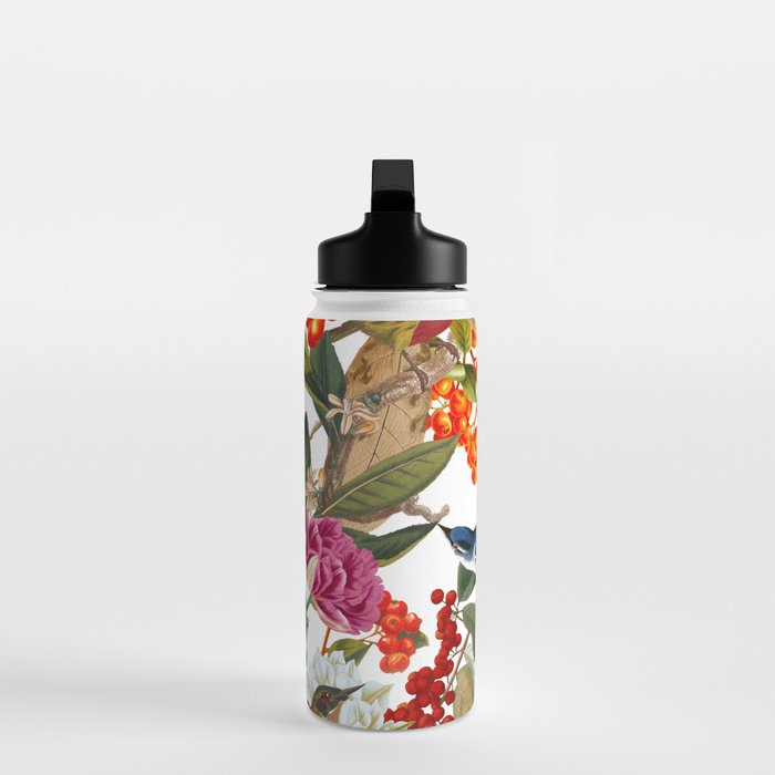 Floral and Birds XLVI Water Bottle Gallery Image 3