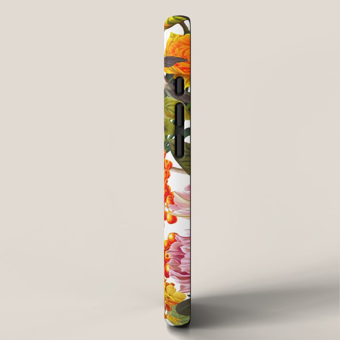 Floral and Birds XLVI iPhone Case Gallery Image 2