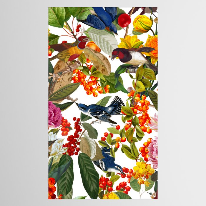 Floral and Birds XLVI Tablecloth Gallery Image 2