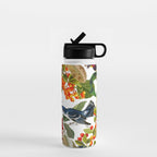 Floral and Birds XLVI Water Bottle Gallery Image 1