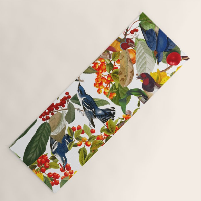 Floral and Birds XLVI Yoga Mat Gallery Image 1