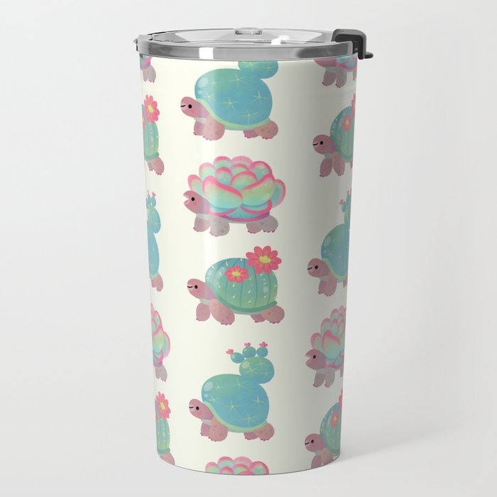Cactus tortoise Travel Mug Gallery Image 2