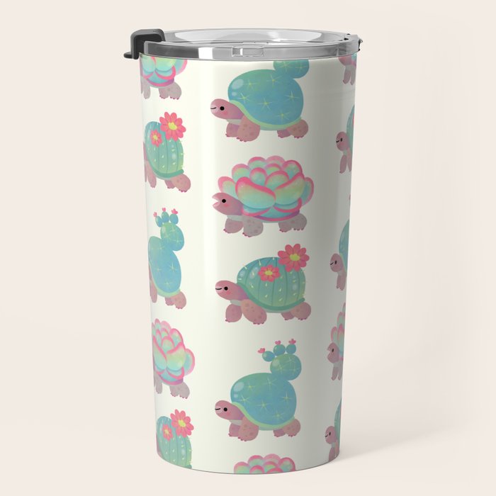 Cactus tortoise Travel Mug Gallery Image 3