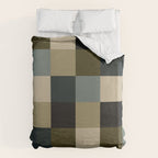 Bold Earthy Checks Pattern - Large IV Duvet Cover Gallery Image 6
