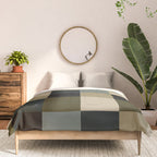 Bold Earthy Checks Pattern - Large IV Comforter Gallery Image 3