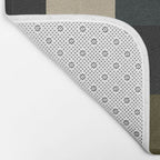 Bold Earthy Checks Pattern - Large IV Bath Mat Gallery Image 2