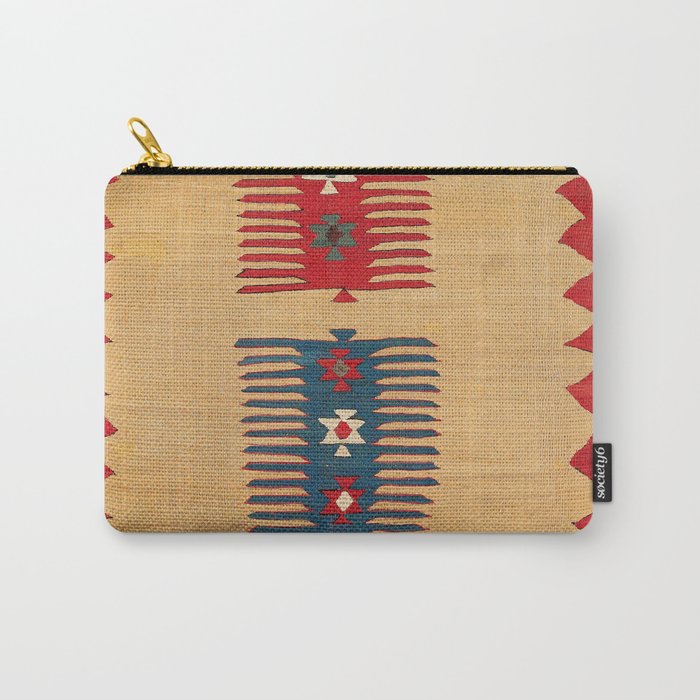 Parmakli Kütahya West Anatolian Kilim Print Carry All Pouch Gallery Image 1
