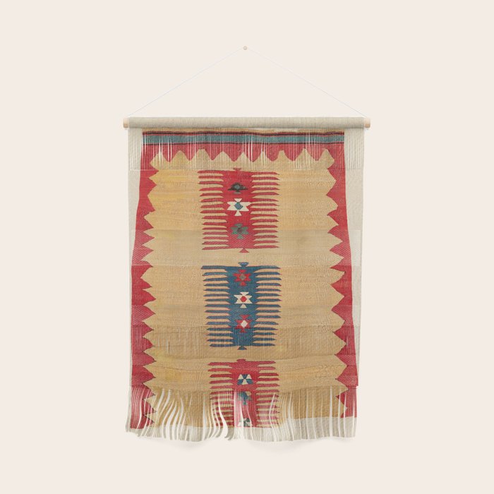 Parmakli Kütahya West Anatolian Kilim Print Wall Hanging Gallery Image 1
