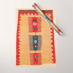 Parmakli Kütahya West Anatolian Kilim Print Wrapping Paper Gallery Image 1