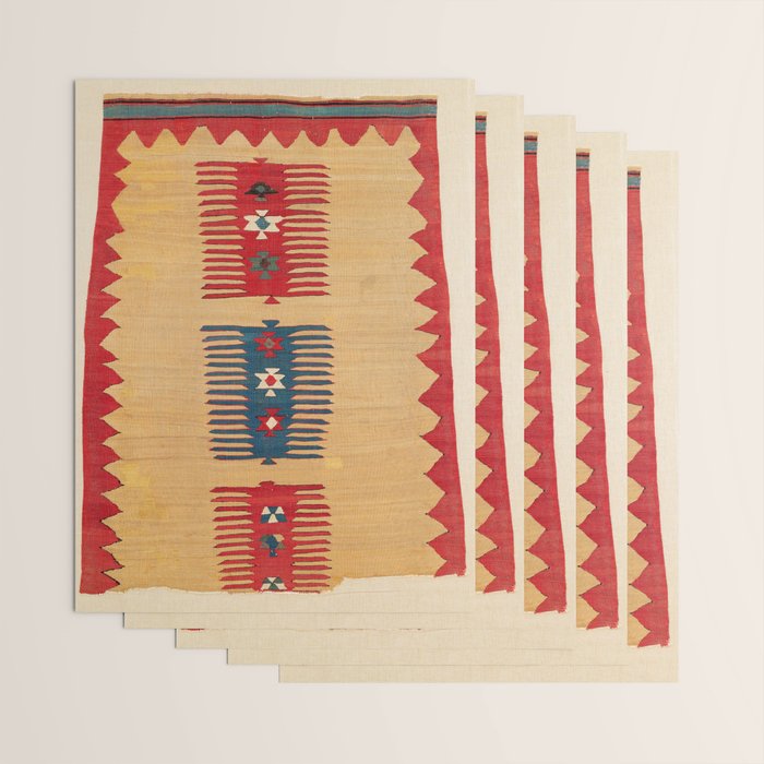 Parmakli Kütahya West Anatolian Kilim Print Wrapping Paper Gallery Image 3