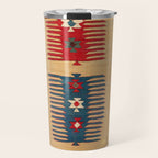 Parmakli Kütahya West Anatolian Kilim Print Travel Mug Gallery Image 1