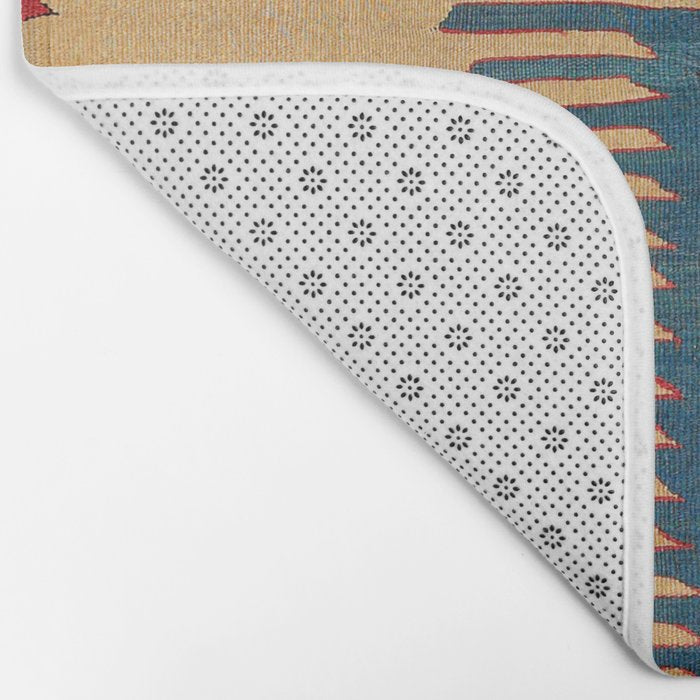 Parmakli Kütahya West Anatolian Kilim Print Bath Mat Gallery Image 2