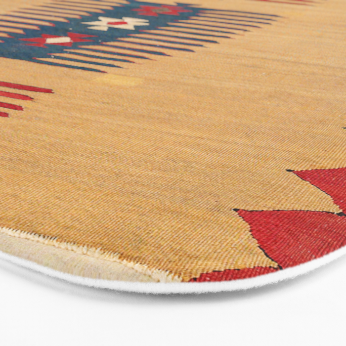 Parmakli Kütahya West Anatolian Kilim Print Bath Mat Gallery Image 3