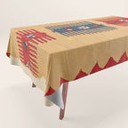 Parmakli Kütahya West Anatolian Kilim Print Tablecloth Gallery Image 1