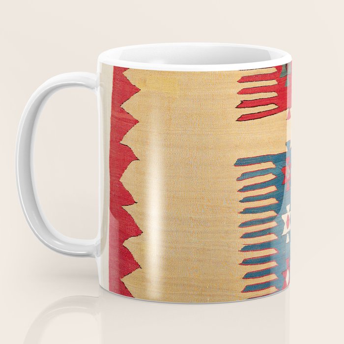 Parmakli Kütahya West Anatolian Kilim Print Coffee Mug Gallery Image 3
