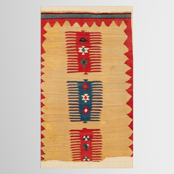 Parmakli Kütahya West Anatolian Kilim Print Tablecloth Gallery Image 2