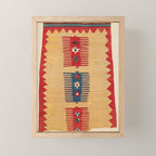 Parmakli Kütahya West Anatolian Kilim Print Mini Art Print Gallery Image 1