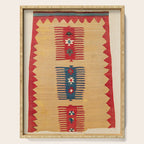 Parmakli Kütahya West Anatolian Kilim Print Serving Tray Gallery Image 1