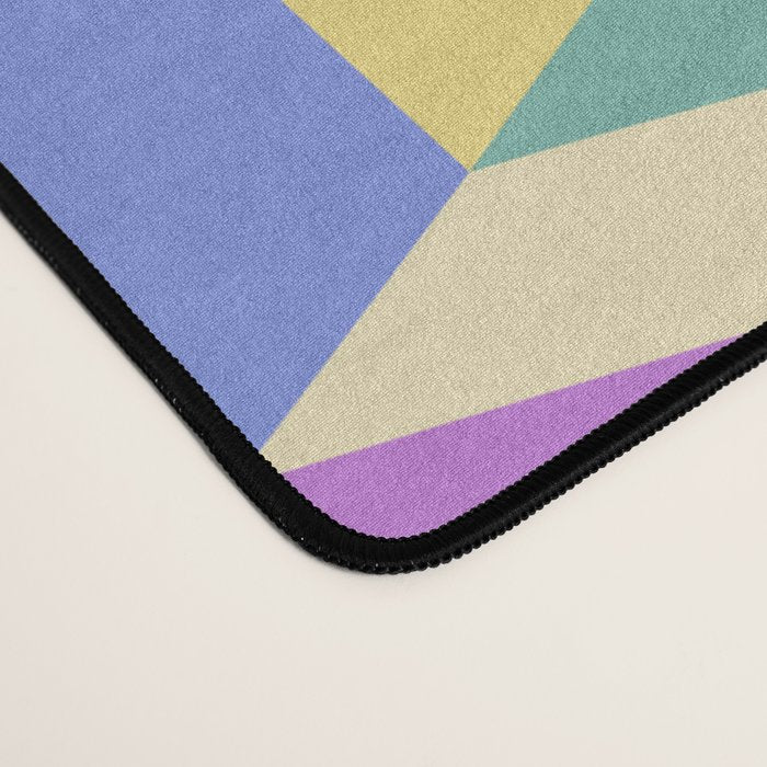 Cuboid Geometric Abstract Shapes Pattern XXVIII Desk Mat Gallery Image 4