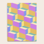Cuboid Geometric Abstract Shapes Pattern XXVIII Notebook Gallery Image 4