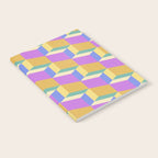 Cuboid Geometric Abstract Shapes Pattern XXVIII Notebook Gallery Image 2