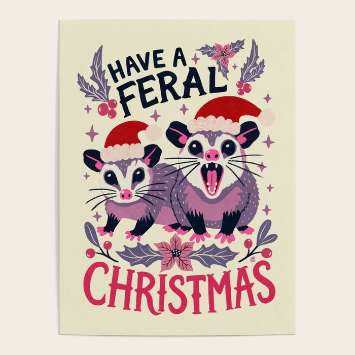 Have a feral Christmas Poster Gallery Image 1