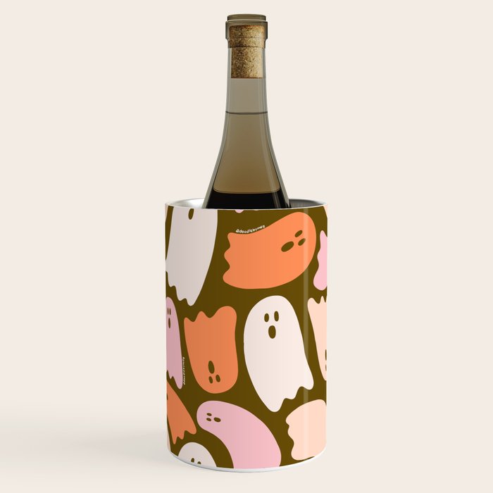 Ghost Print in Green Wine Chiller Gallery Image 3