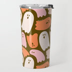 Ghost Print in Green Travel Mug Gallery Image 2