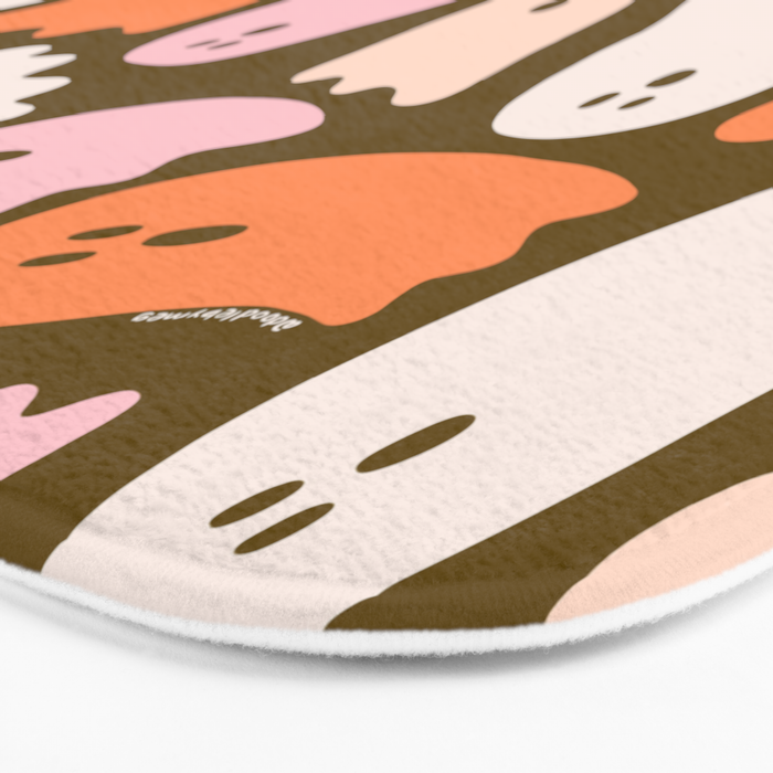 Ghost Print in Green Bath Mat Gallery Image 3