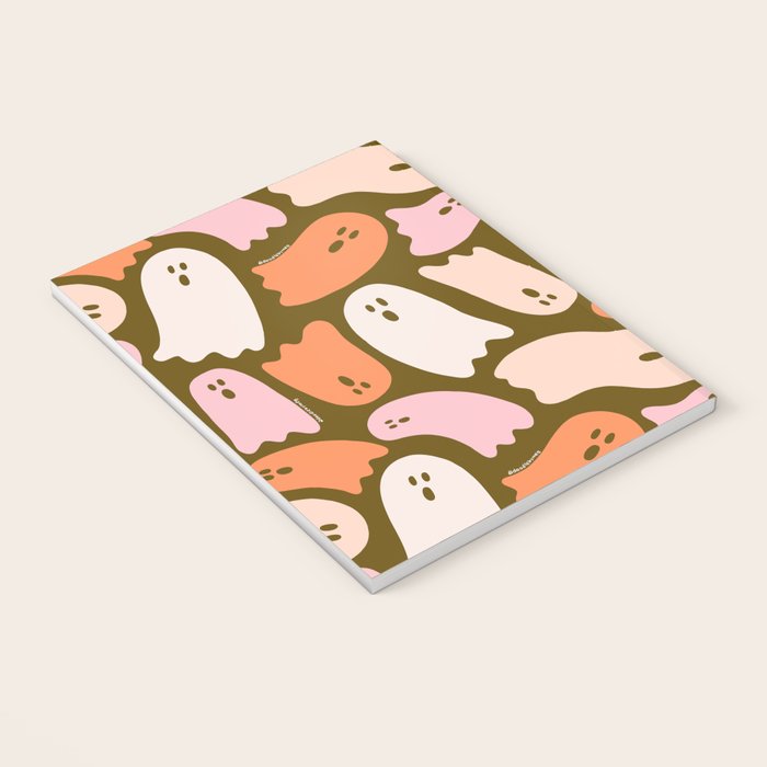 Ghost Print in Green Notebook Gallery Image 3