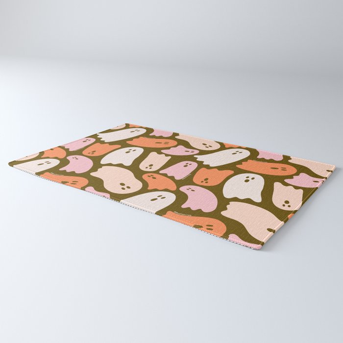 Ghost Print in Green Rug Gallery Image 3