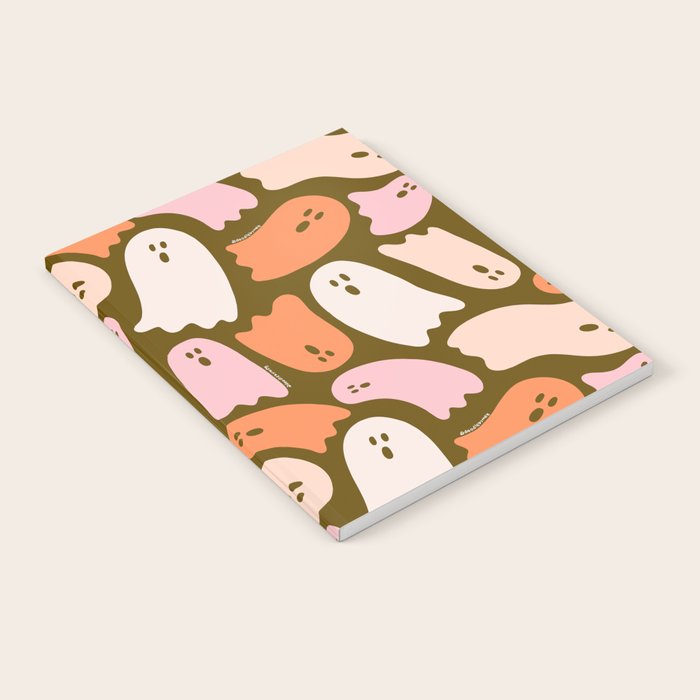 Ghost Print in Green Notebook Gallery Image 1