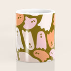 Ghost Print in Green Coffee Mug Gallery Image 4
