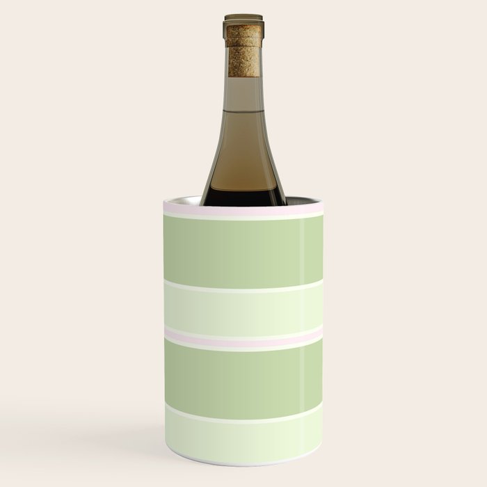 Pink and green stripes Wine Chiller Gallery Image 3