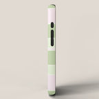 Pink and green stripes iPhone Case Gallery Image 2
