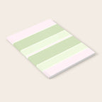 Pink and green stripes Notebook Gallery Image 2