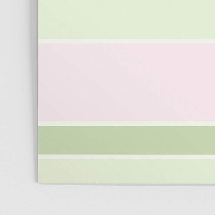 Pink and green stripes Poster Gallery Image 3