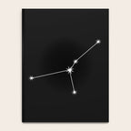 Cancer Zodiac Star Constellation Line Art Black Notebook Gallery Image 4